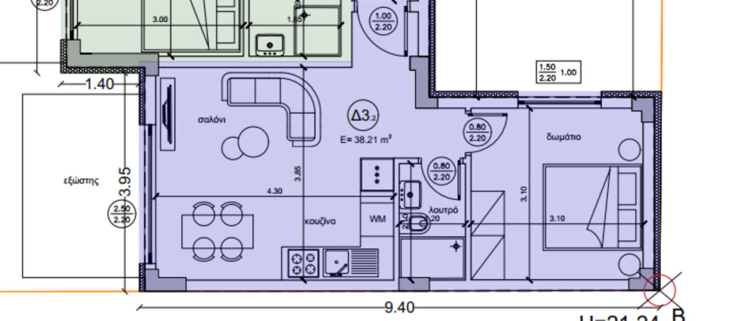 Квартира на Халкидиках, Греция, 51 м² - фото 11