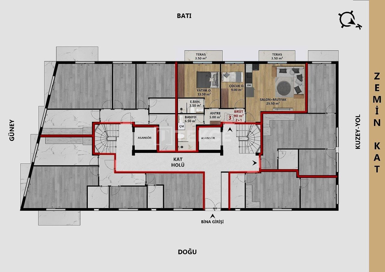 Пентхаус в Анталии, Турция, 190 м² - фото 8