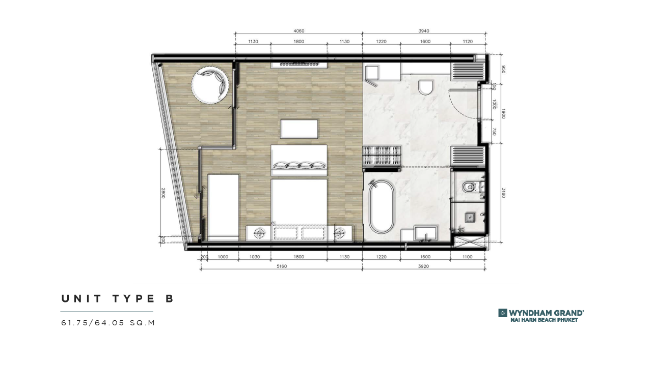 Апартаменты на острове Пхукет, Таиланд, 63 м² - фото 12
