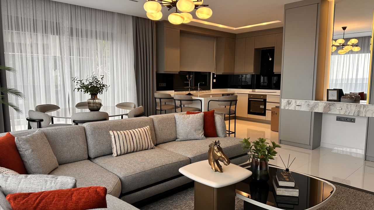 Апартаменты в Алании, Турция, 123 м² - фото 13