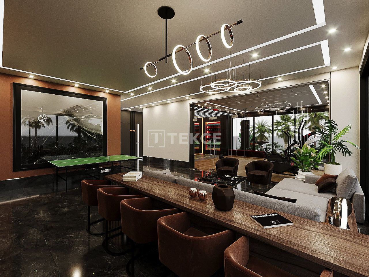 Апартаменты в Алании, Турция, 56 м² - фото 11