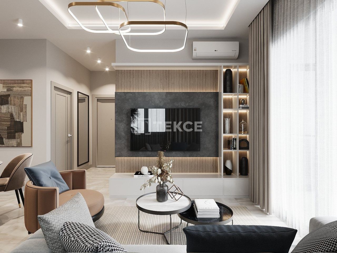 Апартаменты в Алании, Турция, 56 м² - фото 18