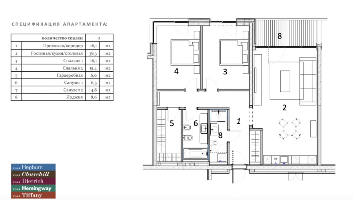 Квартира в Булдури, Латвия, 118 м² - фото 10