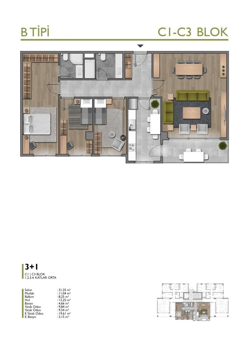 Квартира в Башакшехире, Турция, 192 м² - фото 3