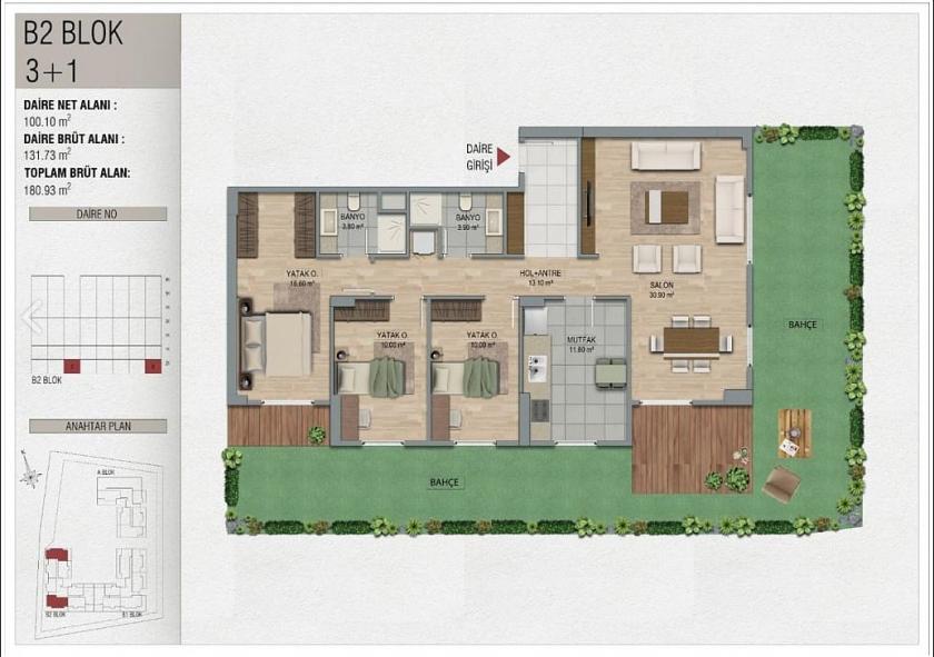 Квартира в Пендике, Турция, 133 м² - фото 10