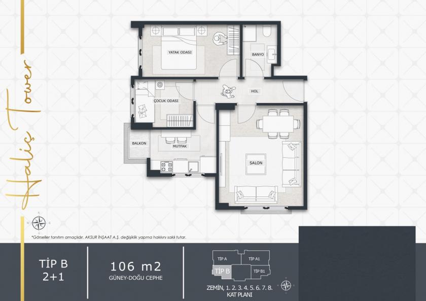 Квартира в Эюпе, Турция, 83 м² - фото 10