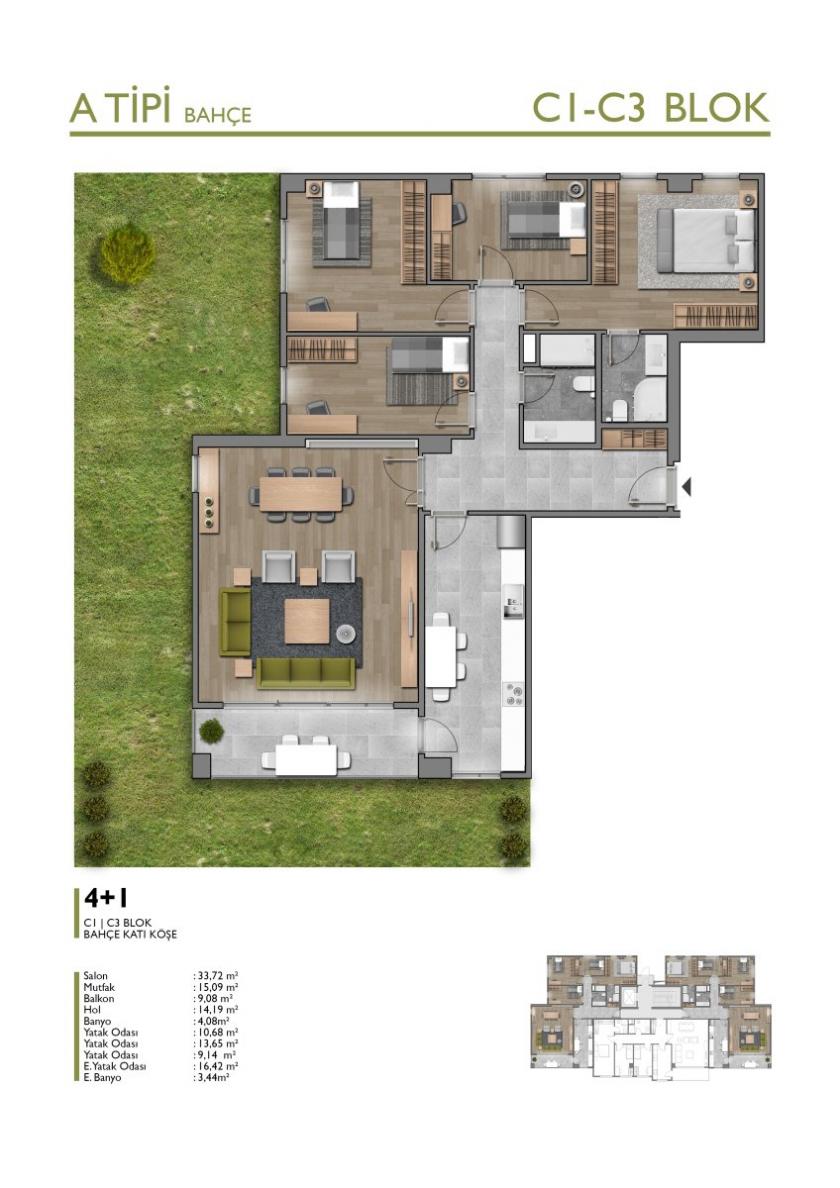 Квартира в Башакшехире, Турция, 165 м² - фото 6