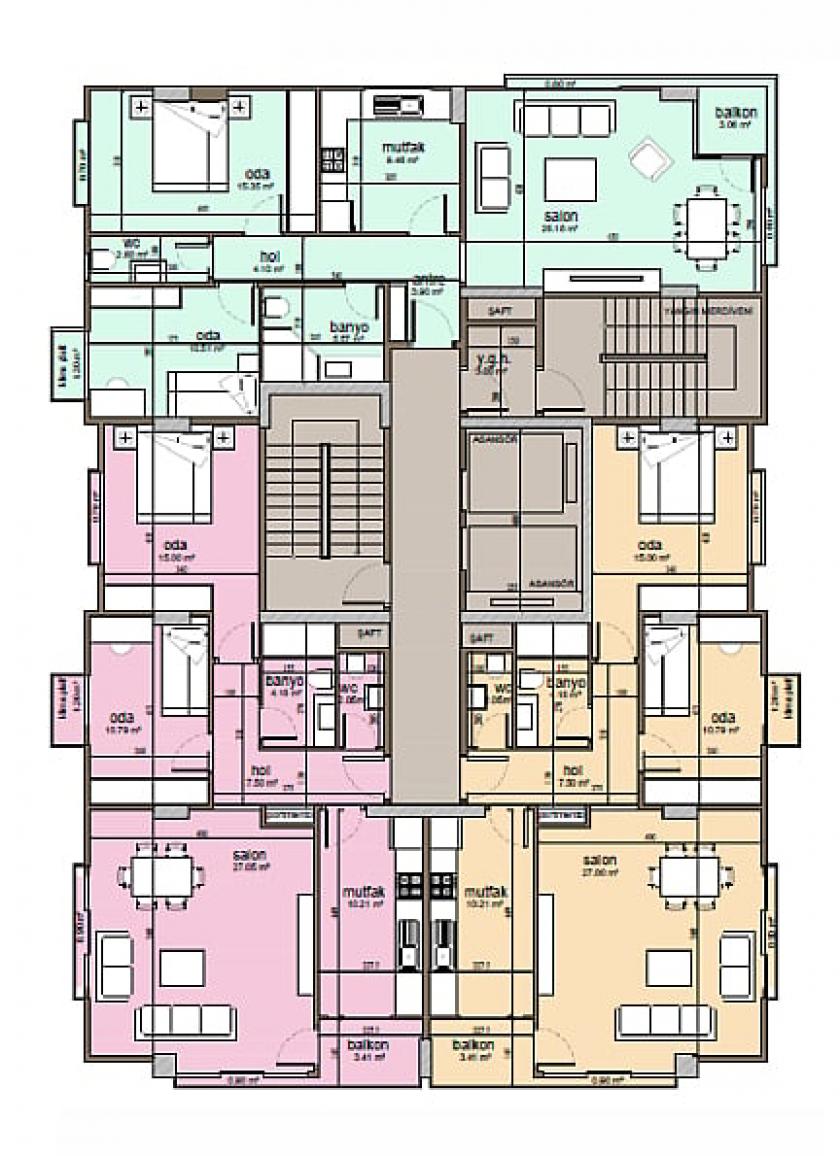 Квартира в Стамбуле, Турция, 120 м² - фото 11