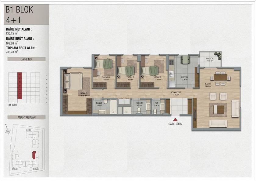 Квартира в Пендике, Турция, 81 м² - фото 12