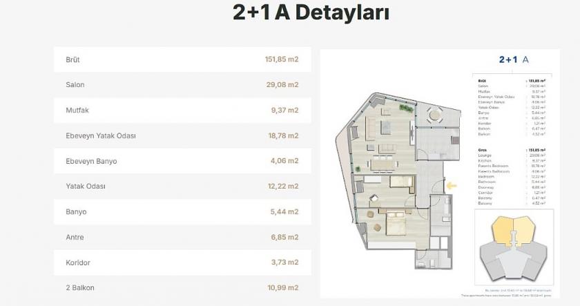 Квартира в Картале, Турция, 200 м² - фото 7