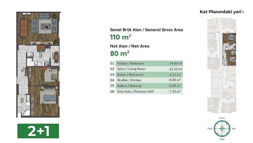 Квартира в Стамбуле, Турция, 148 м² - фото 13