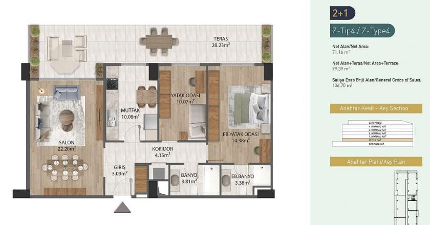 Квартира в Эюпе, Турция, 152 м² - фото 16