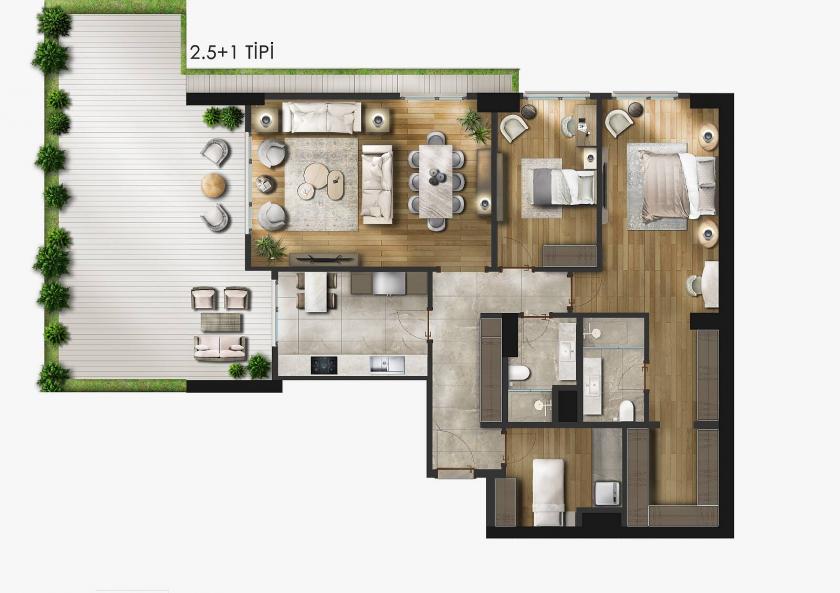 Квартира в Стамбуле, Турция, 160 м² - фото 15