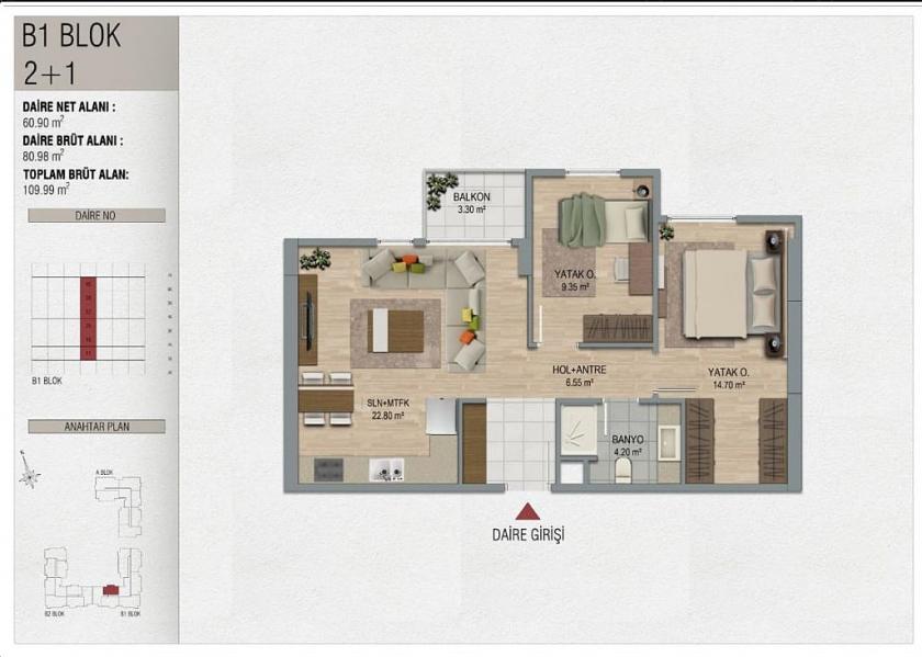 Квартира в Пендике, Турция, 81 м² - фото 17