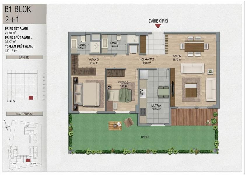 Квартира в Пендике, Турция, 133 м² - фото 18