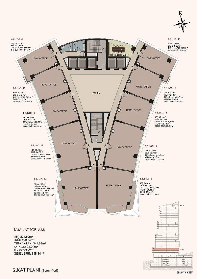 Квартира в Стамбуле, Турция, 81 м² - фото 18