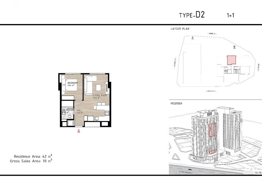 Квартира в Стамбуле, Турция, 70 м² - фото 19
