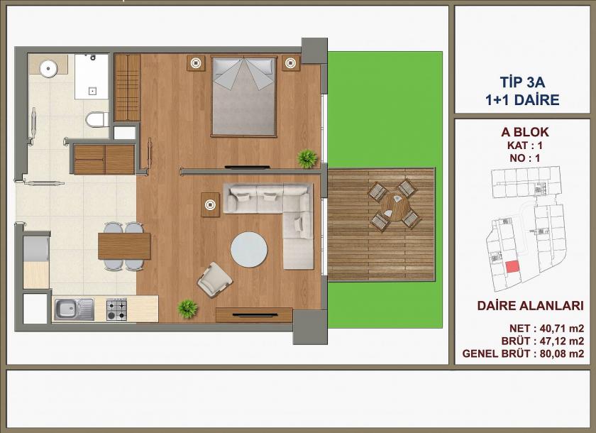 Квартира в Стамбуле, Турция, 95 м² - фото 19