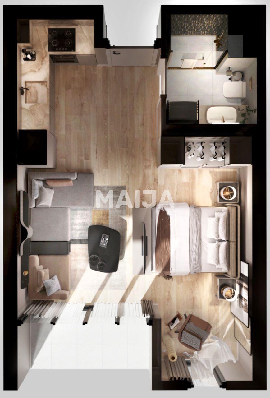 Квартира в Искеле, Кипр, 49 м² - фото 10