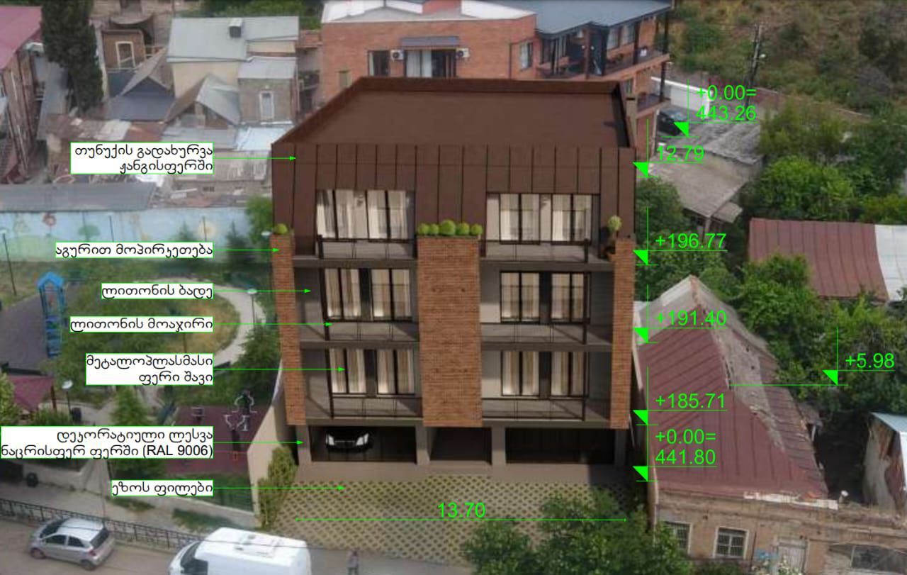 Квартира в Тбилиси, Грузия, 73.9 м² - фото 4