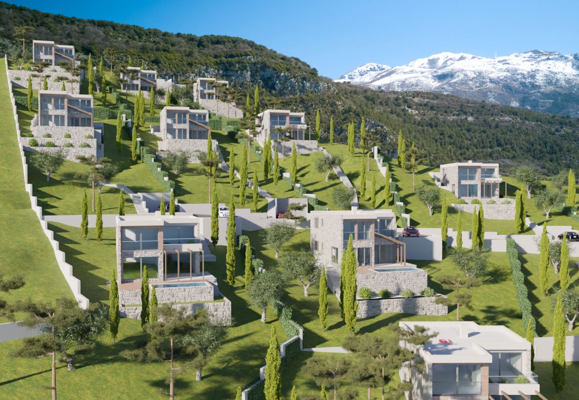 Таунхаус в Тивате, Черногория, 110 м² - фото 1