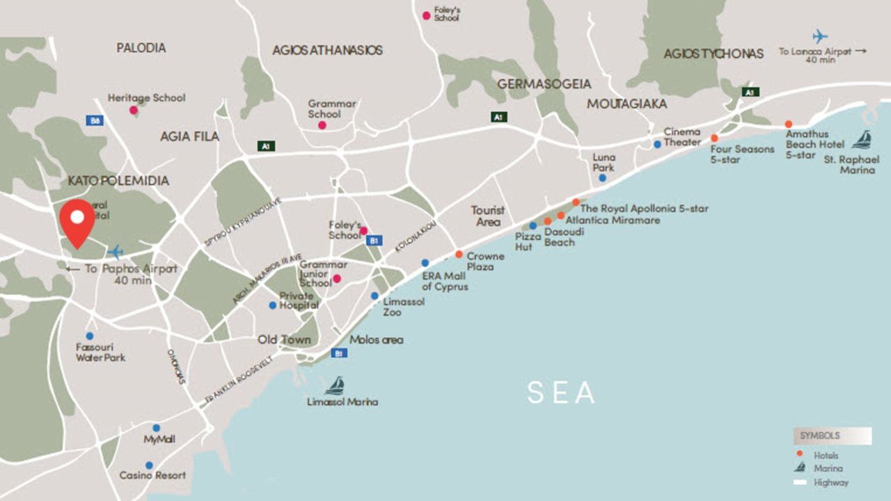 Апартаменты в Лимасоле, Кипр, 68 м² - фото 6