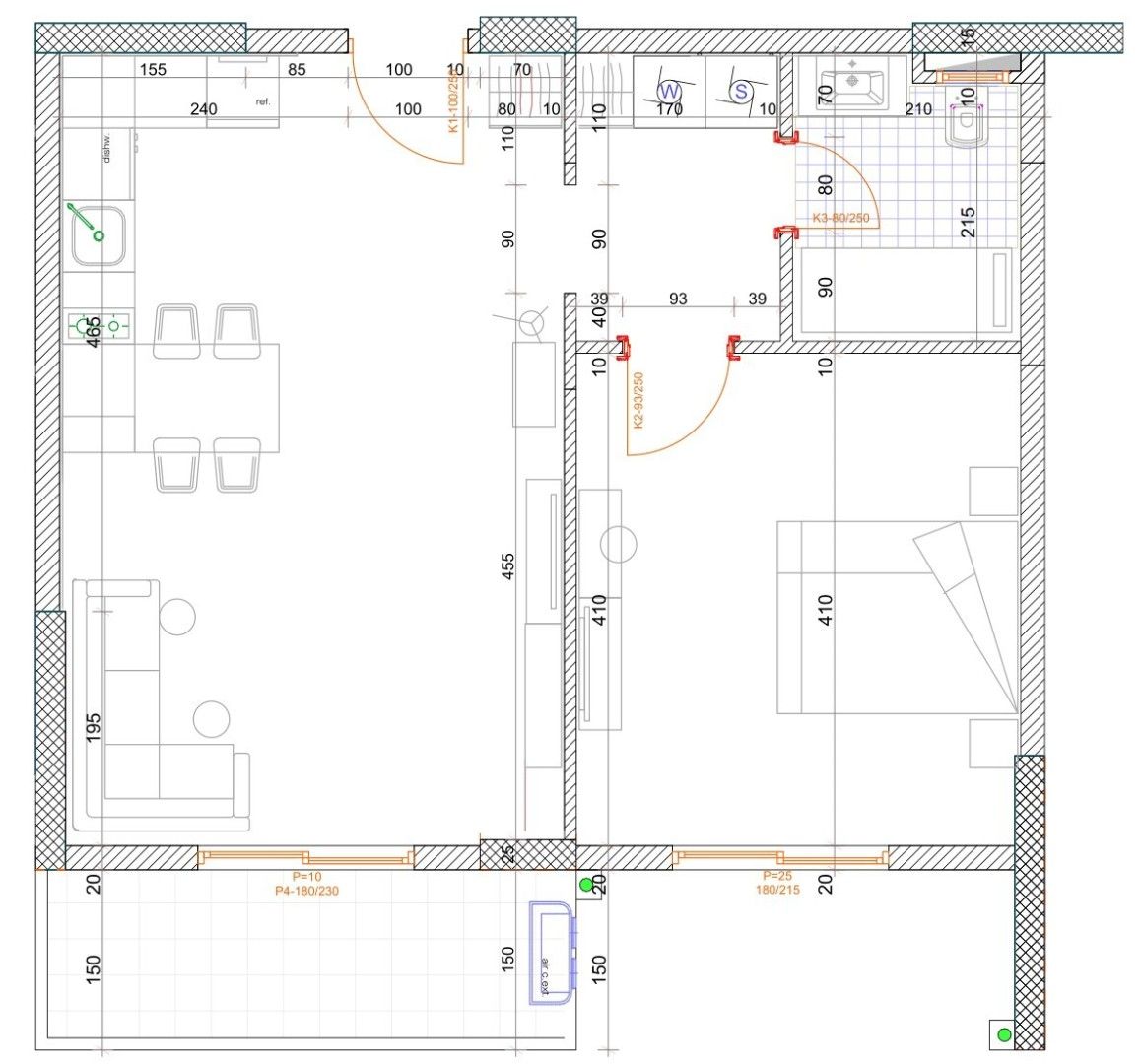 Квартира в Баре, Черногория, 57 м² - фото 10