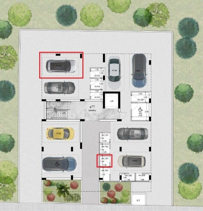 Апартаменты в Ларнаке, Кипр, 87 м² - фото 4