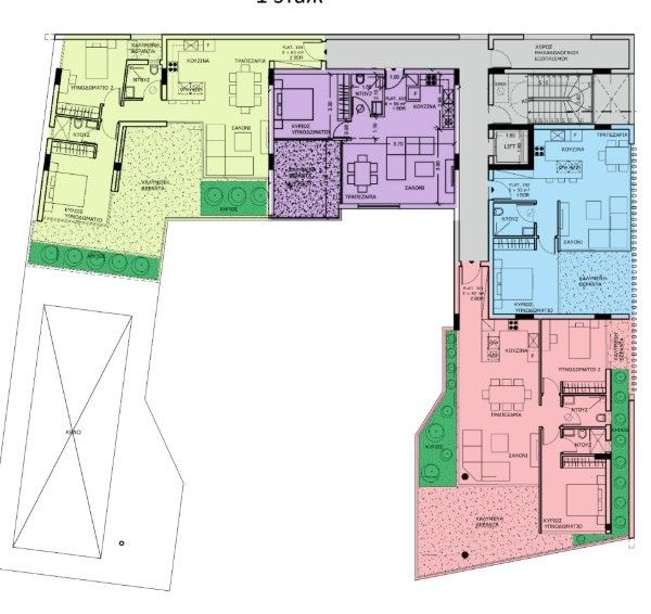 Апартаменты в Лимасоле, Кипр, 66 м² - фото 12