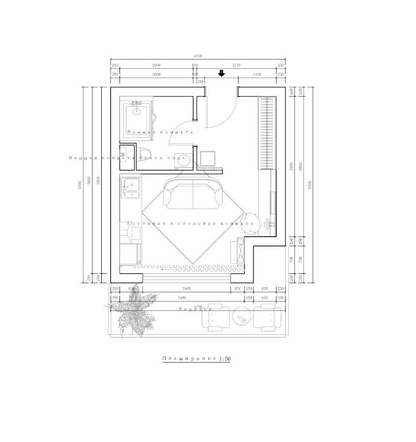 Квартира на Солнечном берегу, Болгария, 36 м² - фото 8