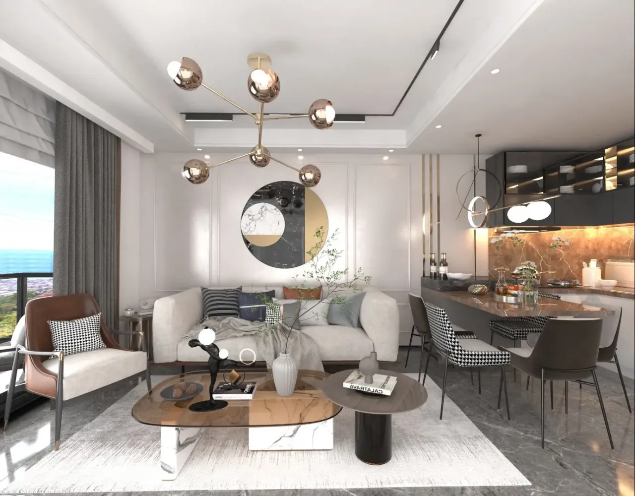 Апартаменты в Алании, Турция, 57 м² - фото 1