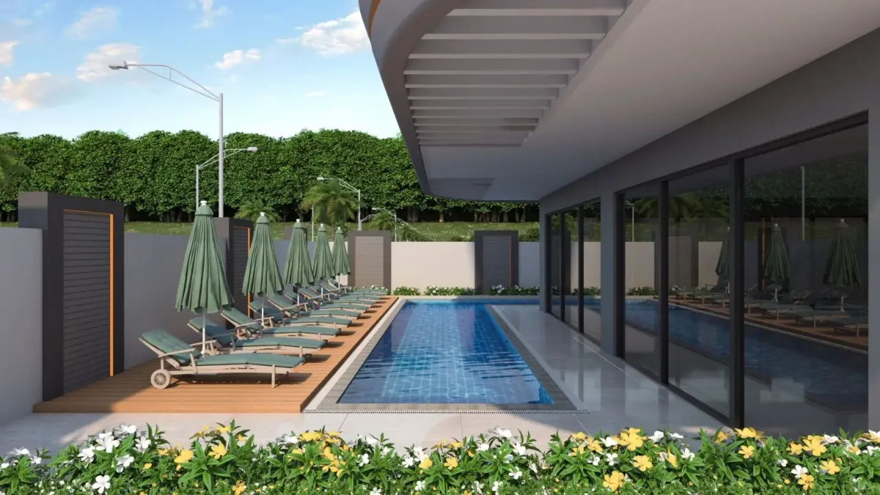 Апартаменты в Алании, Турция, 57 м² - фото 9