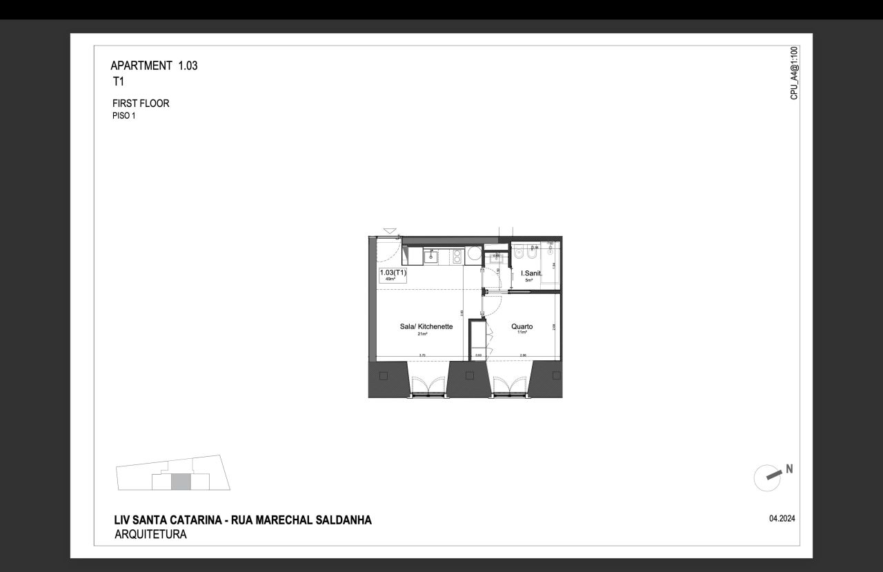 Квартира в Лиссабоне, Португалия, 48 м² - фото 8