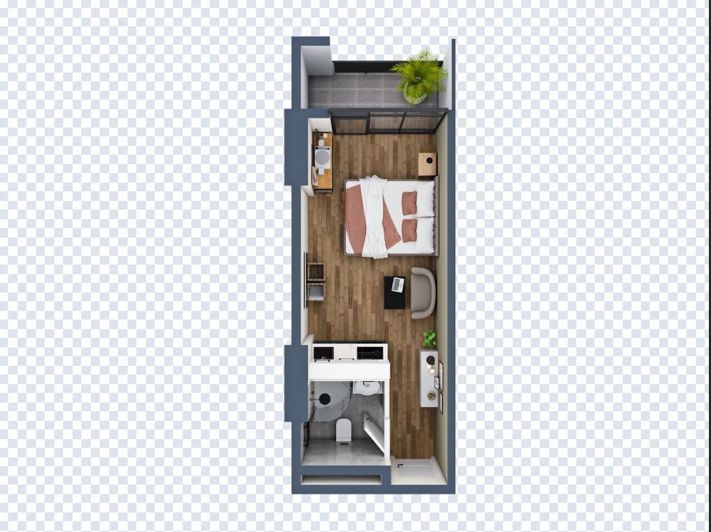 Квартира в Батуми, Грузия, 27.9 м² - фото 1