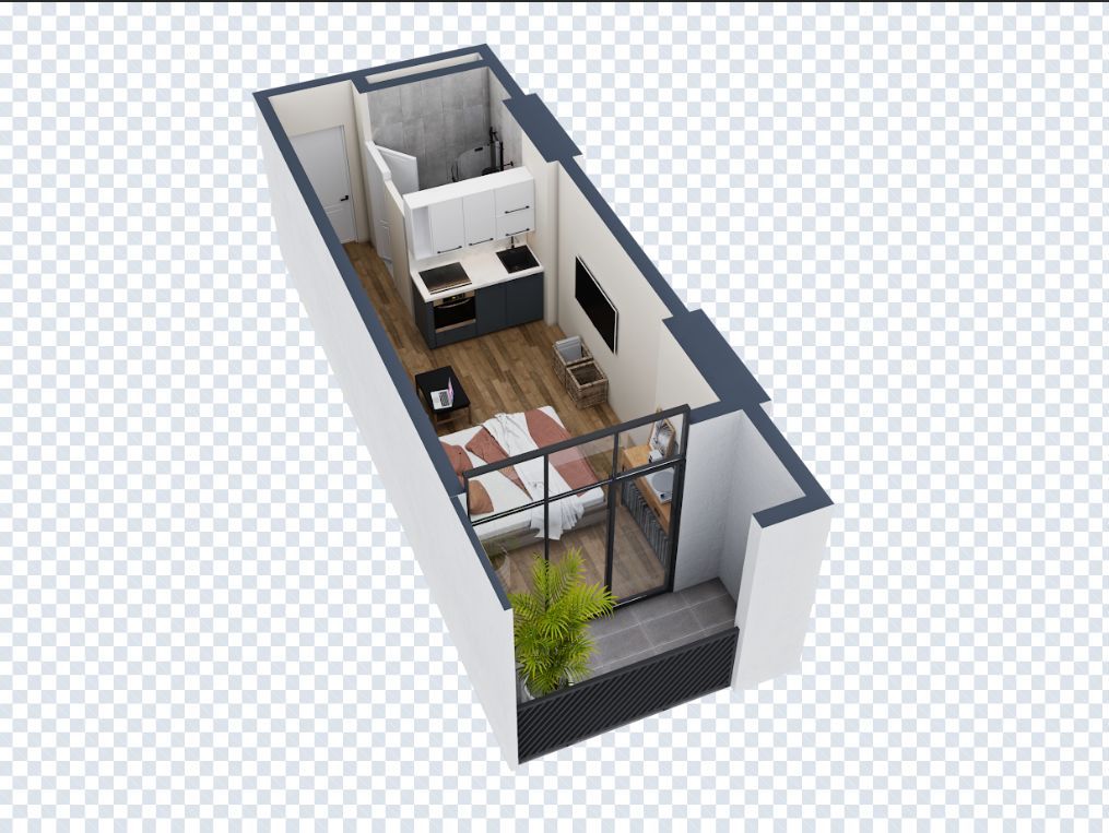 Квартира в Батуми, Грузия, 27.9 м² - фото 2