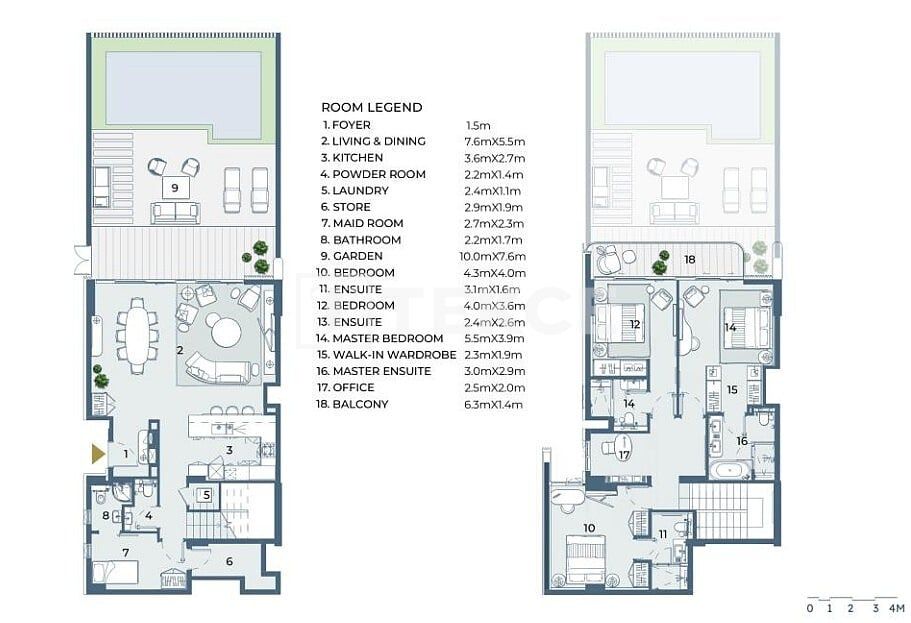 Таунхаус Остров Аль-Марджан, ОАЭ, 196 м² - фото 11