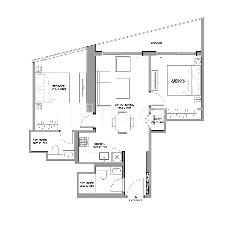Апартаменты в Дубае, ОАЭ, 79 м² - фото 14