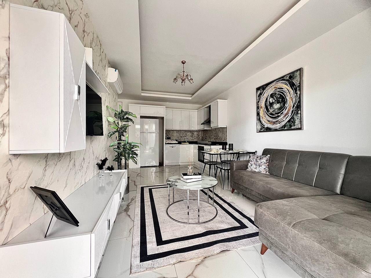Апартаменты в Алании, Турция, 55 м² - фото 1