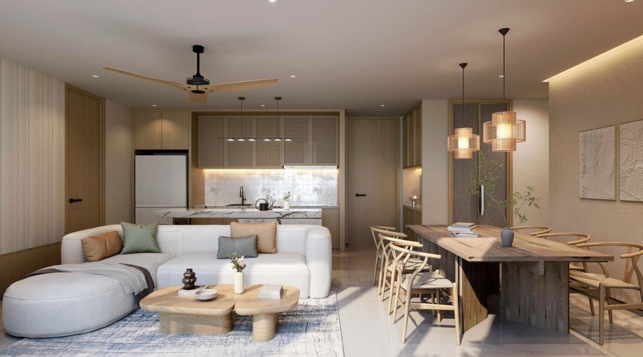 Апартаменты на пляже Банг Тао, Таиланд, 56 м² - фото 14