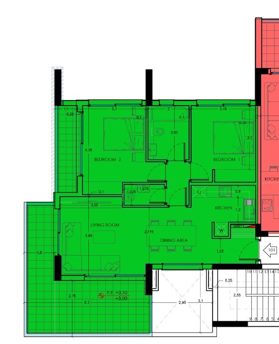 Апартаменты в Лимасоле, Кипр, 120 м² - фото 11