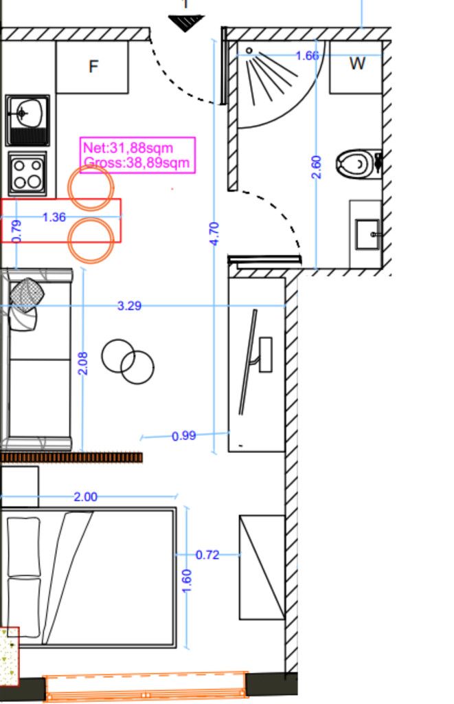 Квартира в Салониках, Греция, 39 м² - фото 8