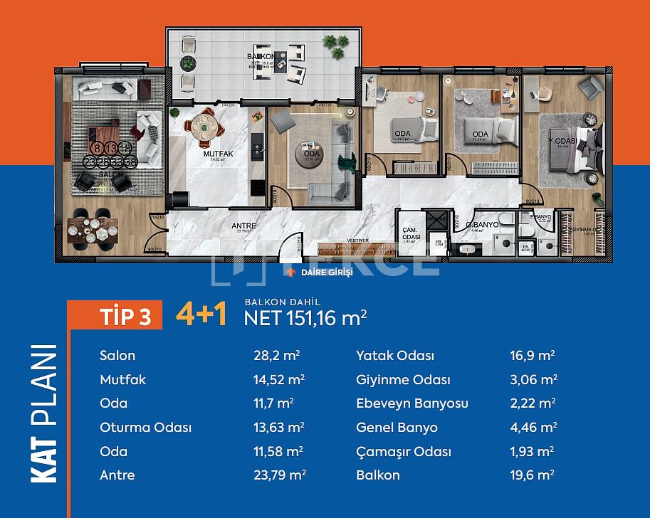 Апартаменты в Синджане, Турция, 194 м² - фото 11
