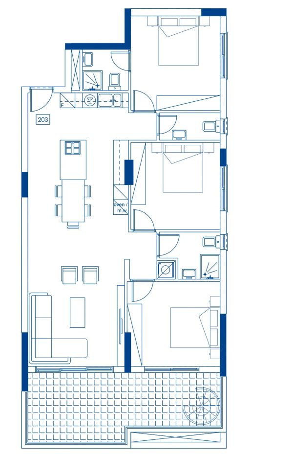 Пентхаус в Пафосе, Кипр, 200 м² - фото 14