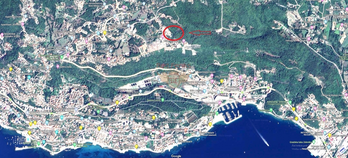 Земля в Херцег-Нови, Черногория, 4 150 м² - фото 1