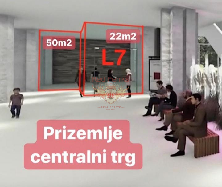 Коммерческая недвижимость в Будве, Черногория, 132 м² - фото 1