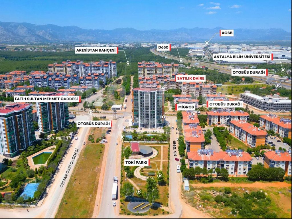 Квартира в Анталии, Турция, 90 м² - фото 2