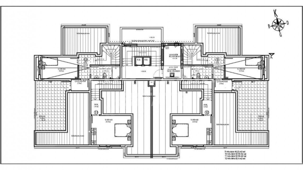 Квартира в Белеке, Турция, 55 м² - фото 6