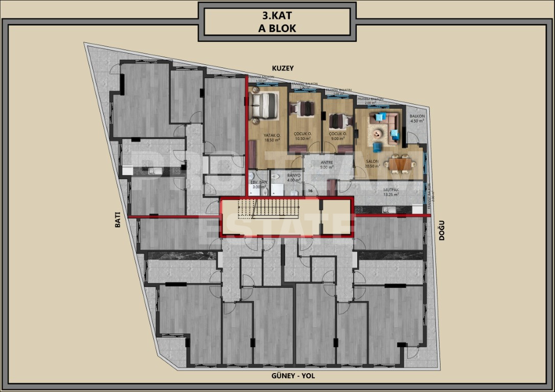 Квартира в Анталии, Турция, 130 м² - фото 19