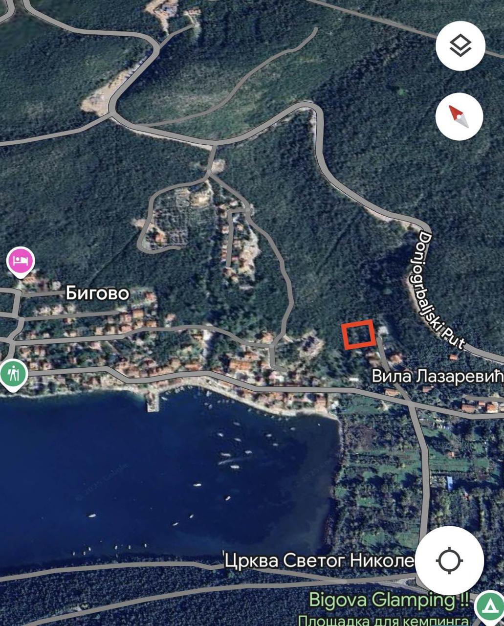 Земля в Бигово, Черногория, 919 м² - фото 1