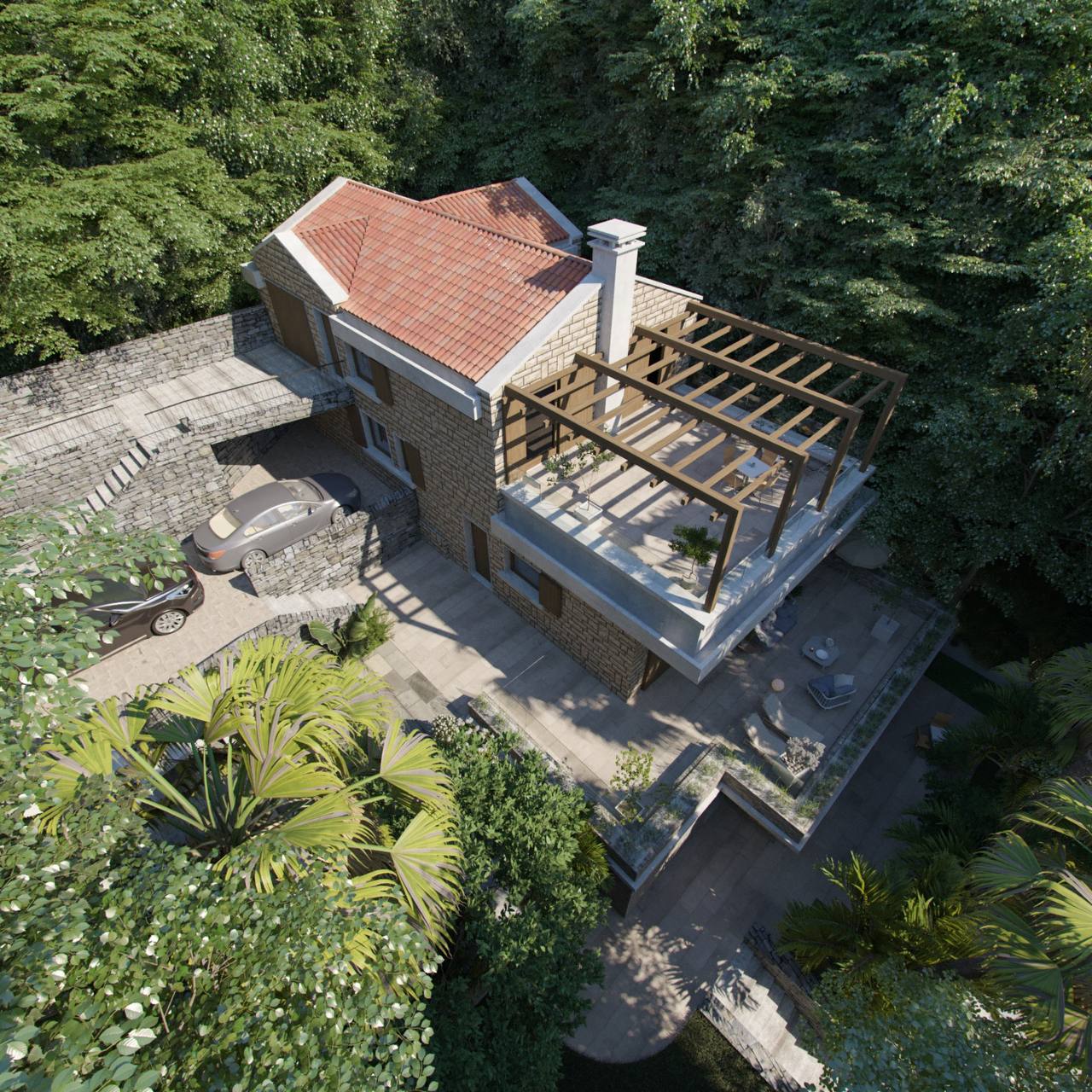 Вилла в Святом Стефане, Черногория, 220 м² - фото 1
